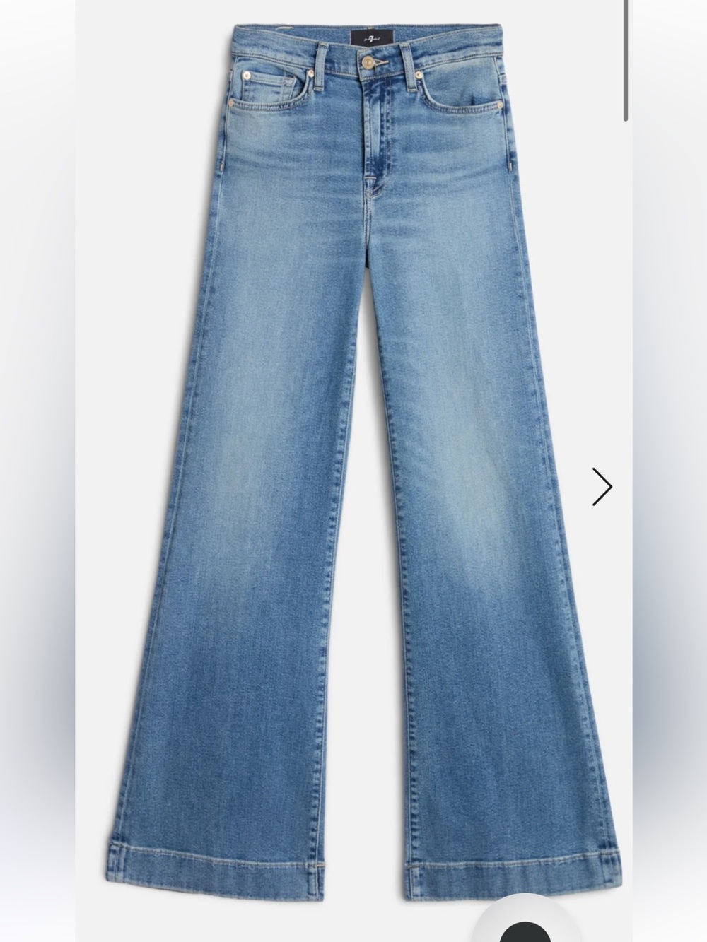 7 For All Mankind MODERN DOJO in luxe Vintage. Size 26. Color - Aquashade